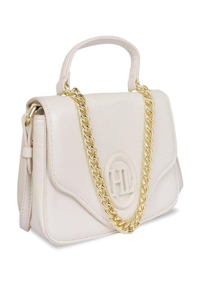 HAMSTER London Pastel Promise Sling Hand Bag | Trendy Crossbody Bag for Women | Lightweight Everyday Shoulder Bag - White - Image 3